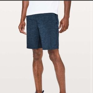 Lululemon T.H.E. Short 9" size s men’s 
Heathered  Iron Blue True Navy shorts